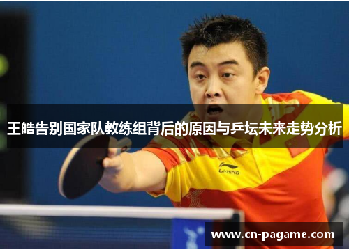 王皓告别国家队教练组背后的原因与乒坛未来走势分析 王皓告别国家队教练组背后的原因与乒坛未来走势分析